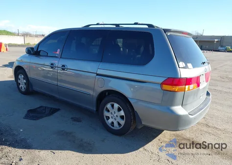 2002 Honda Odyssey Ex-L z USA, uszkodzony, nr VIN 5FNRL18952B017419